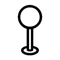 Gauge piercing fine jewelery